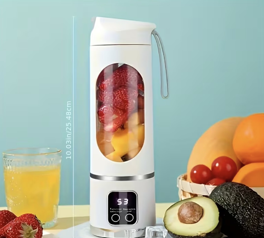 Mixeur et extracteur de jus portable rechargeable par USB - Facile à nettoyer